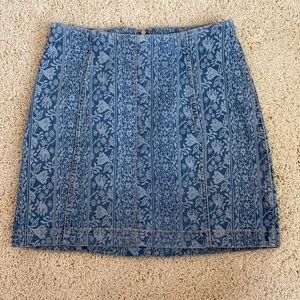 Free People Modern Femme Mini Skirt